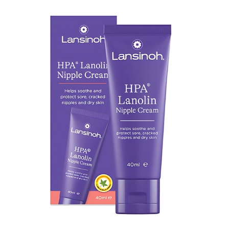 Cremă pentru mameloane Lanolin HPA, 40 ml, Lansinoh