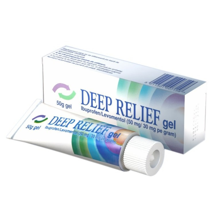 Deep relief, 50mg/30mg, 50 g, mentholatum