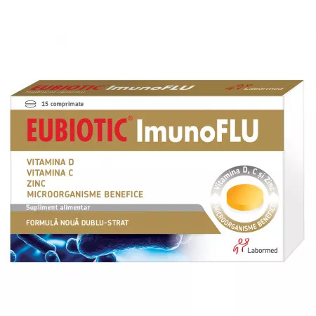 Eubiotic Imunoflu - 15 Comprimate pentru Imunitate Puternică | Labormed