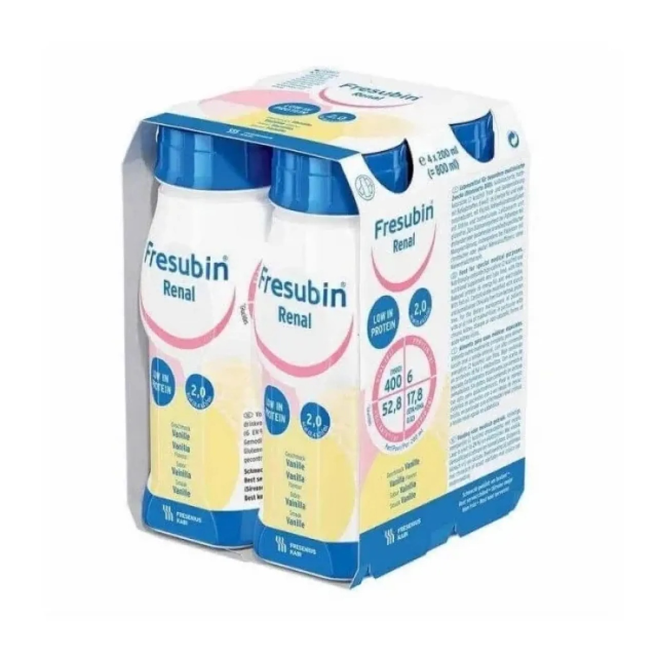 Fresubin Renal cu aroma de vanilie, 4 x 200 ml, Fresenius Kabi