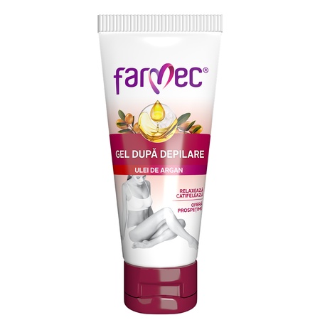 Gel după depilare cu ulei de argan, 100 ml, Farmec