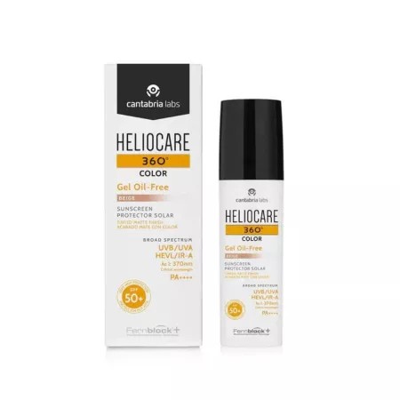 Gel Oil Free cu pigment SPF 50 Heliocare 360º Color, 50 ml, Beige, Cantabria Lab