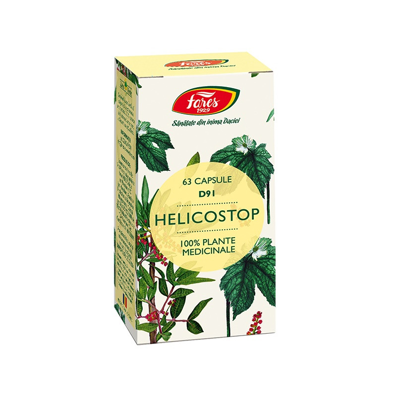 Helicostop, d91, 63 capsule, fares