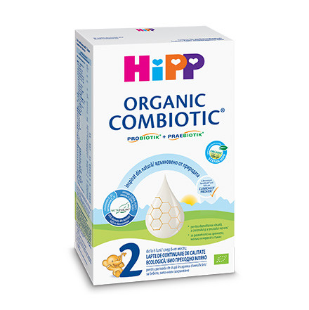 Hipp 2 organic combiotic lapte de continuare eco 300g