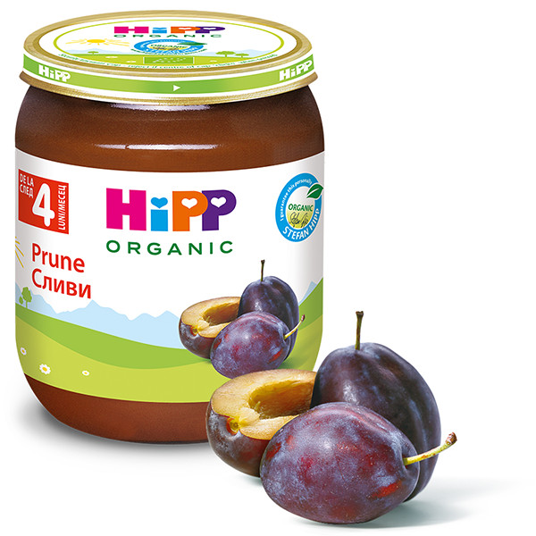 HIPP ECO Piure de prune, 125gr