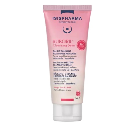 IsisPharma Ruboril Cleansing Balm balsam demachiant pentru piele sensibila cu roseata, 100 ml