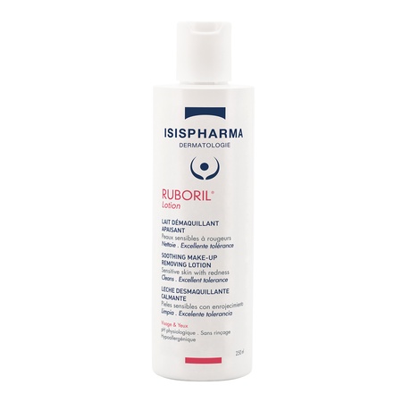 IsisPharma Ruboril Lotion lapte demachiant pentru pielea sensibila cu roseata, 250 ml