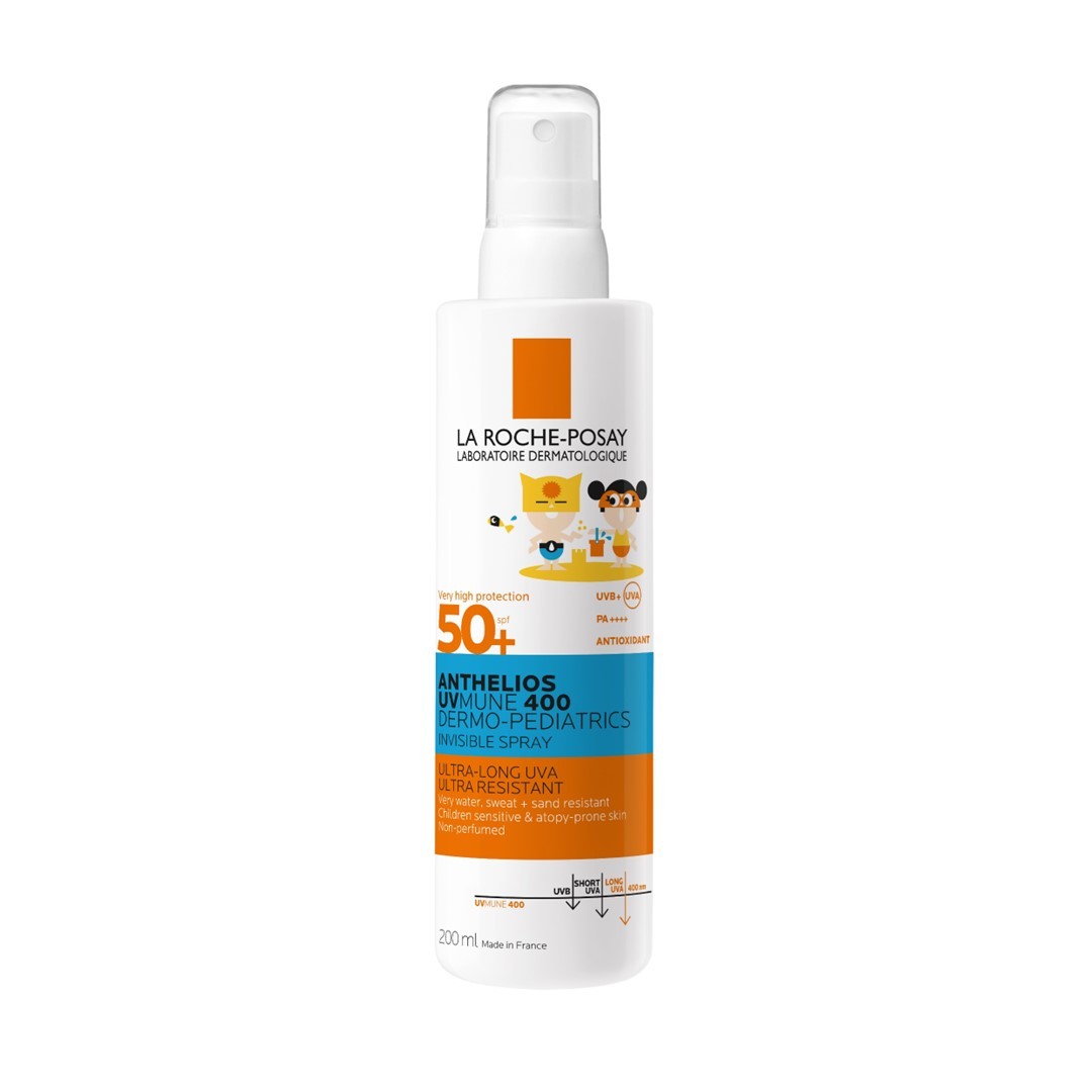 La Roche-Posay Anthelios UVmune 400 Dermo-Pediatrics spray invizibil SPF 50+ pentru copii, 200 ml