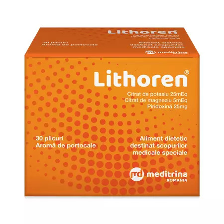 Lithoren pulbere pentru solutie orala, 30 plicuri, Meditrina