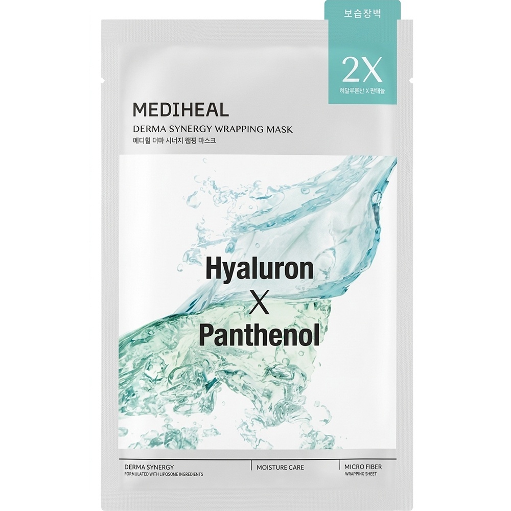 Mediheal Derma Synergy Wrapping Mask Hyaluron x Panthenol, masca hidratanta, 25 ml