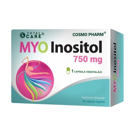 MYO Inositol 750 mg, 30 capsule vegetale, Cosmopharm