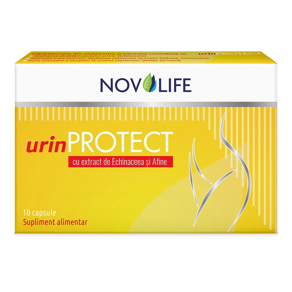 Novolife urinPROTECT cu Extract de Echinaceea si Afine  10 Capsule