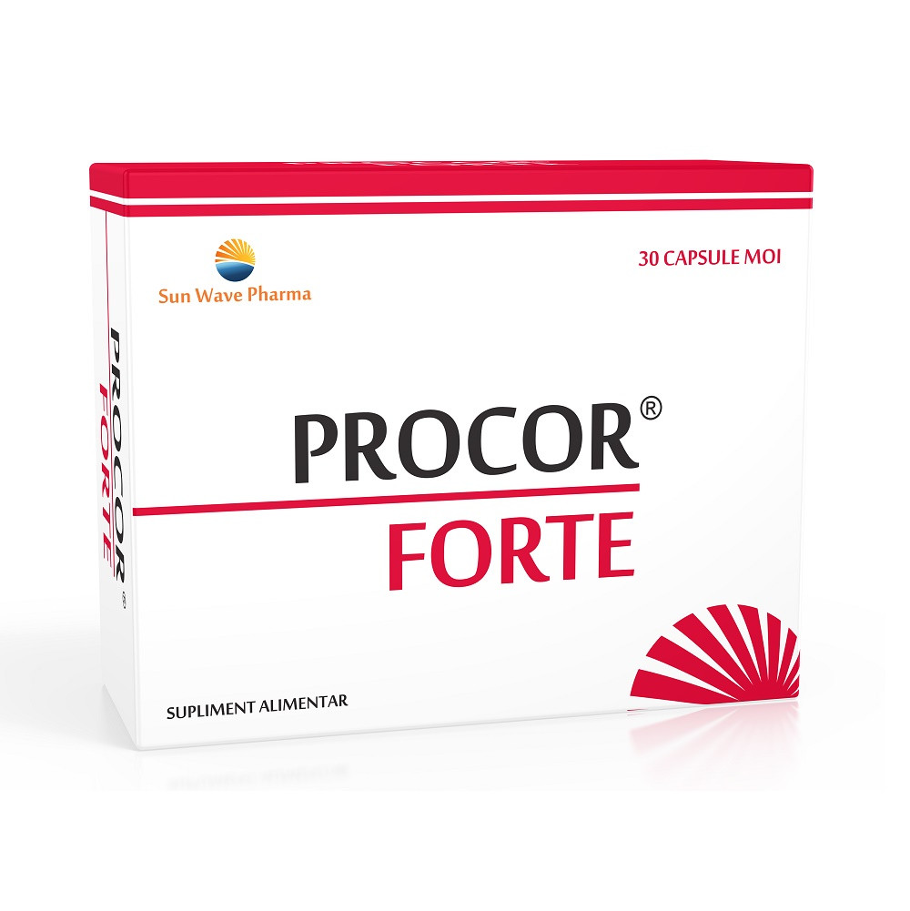 Procor forte, 30 capsule, sun wave pharma