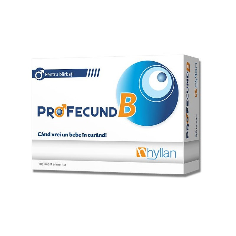Profecund b pentru barbati, 30 capsule hyllan pharma