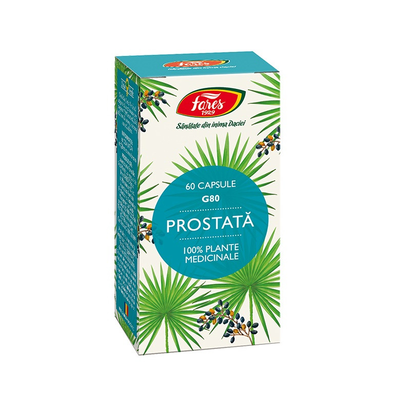 Prostata, g80, 60 capsule, fares