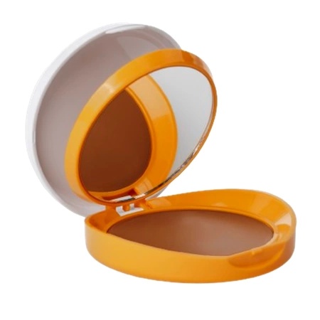 Pudra compacta fara ulei cu spf 50 bronze heliocare, 10 g, cantabria labs