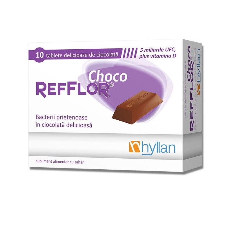 Refflor choco, 10 tablete, hyllan