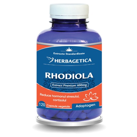 Rhodiola, 400 mg, 120 capsule, Herbagetica