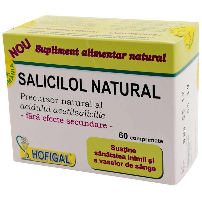 Salicilol natural x 60 hofigal