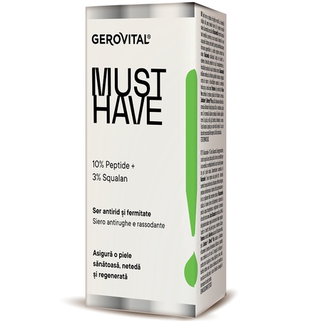 Ser antirid și fermitate Must Have, 30 ml, Gerovital