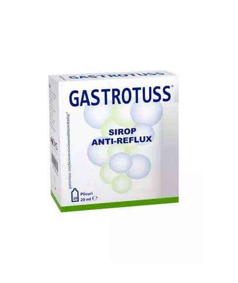 Sirop anti-reflux Gastrotuss monodoze 20 ml x 20 plicuri, Plantamed