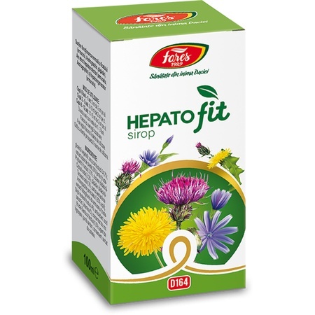 Sirop cu fructoză Hepatofit, 100 ml, Fares