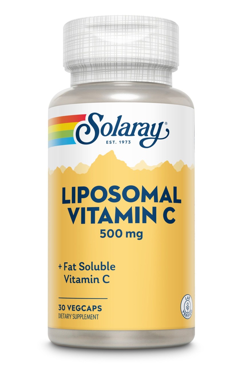 Solaray Vitamina C lipozomala 500 mg, 30 capsule vegetale