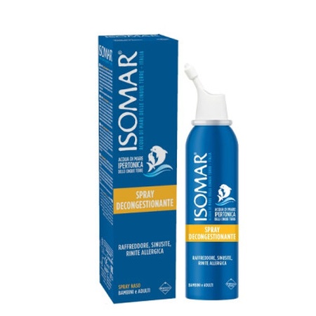 Spray nazal decongestionant cu apă de mare hipertonică, 50 ml, Isomar
