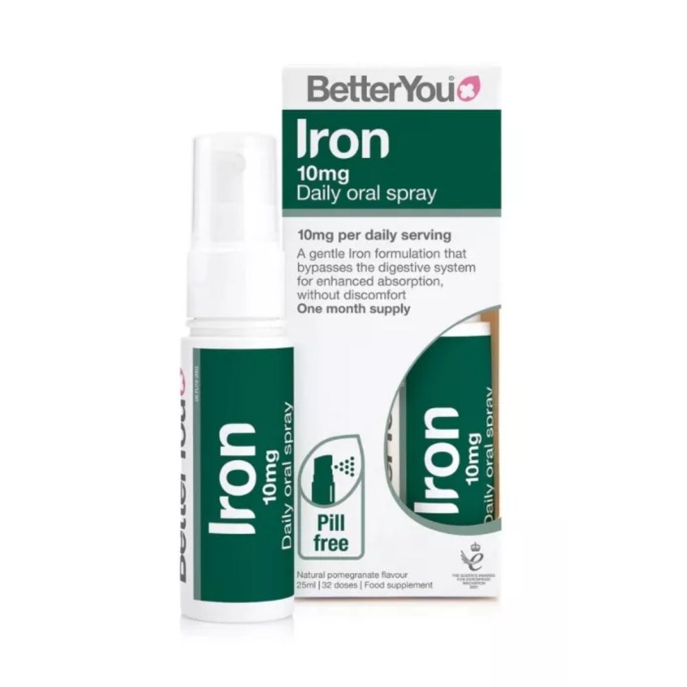 Spray oral cu Fier, 10 mg, 25 ml, BetterYou