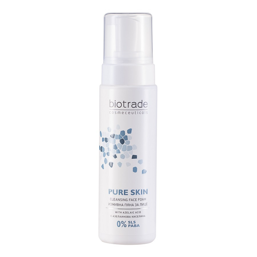 Spuma de curatare pure skin, 150 ml, biotrade
