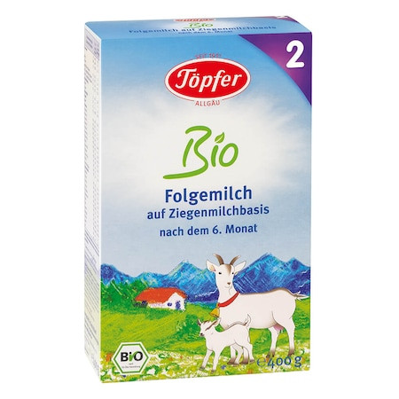 Topfer bio 2 lapte de capra 400 g
