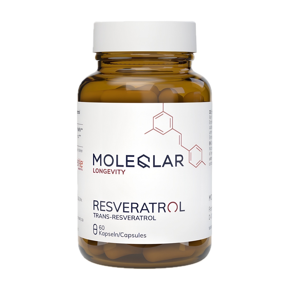 Trans-Resveratrol Veri-te® MoleQlar – 500 mg, 60 capsule
