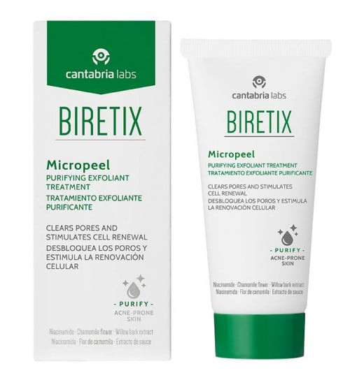 Tratament exfoliant si purificator micropeel biretix 50 ml, cantabria lab