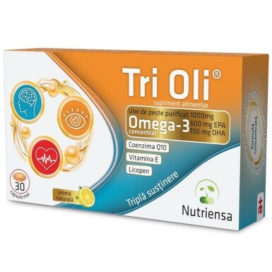 Tri oli, 30 capsule moi, antibiotice iasi