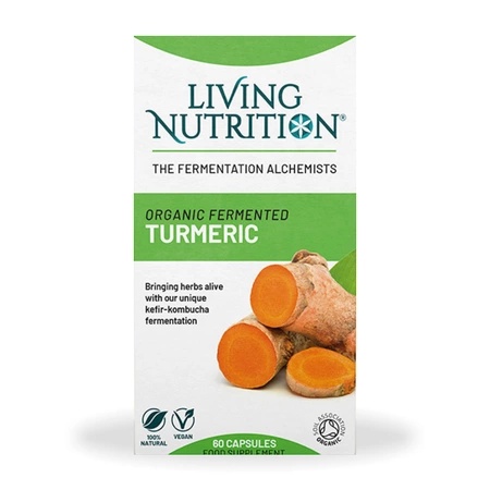 Turmeric fermentat 600mg, 60 capsule, living nutrition