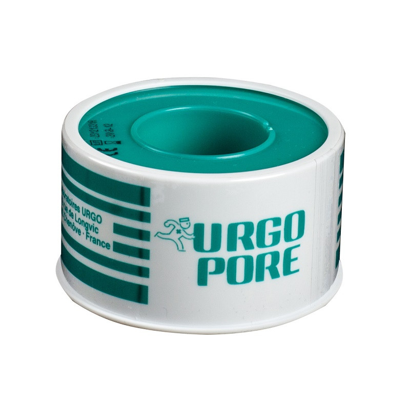 Urgo Leucoplast Pore banda adeziva din hartie, 5 m x 2,5 cm