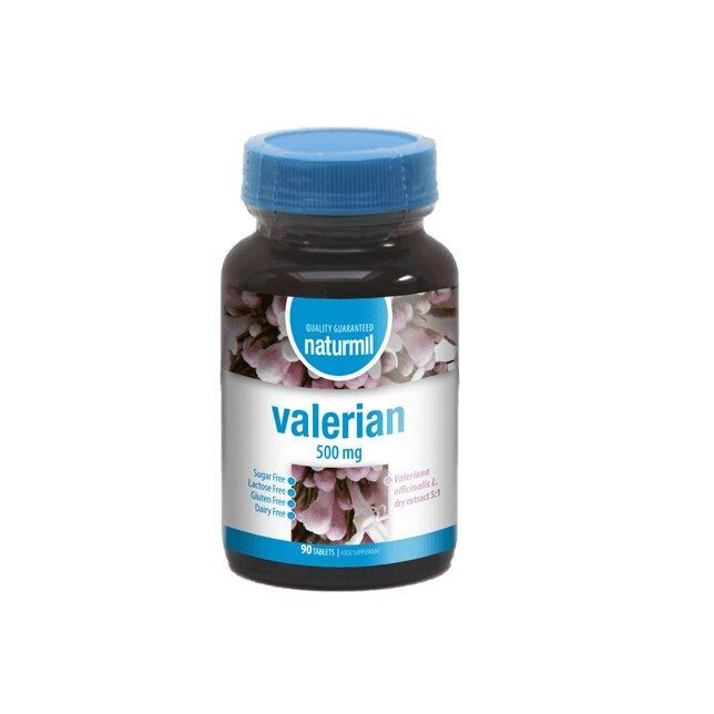 Valeriana 500mg - 90 Comprimate Naturmil pentru Somn Odihnitor