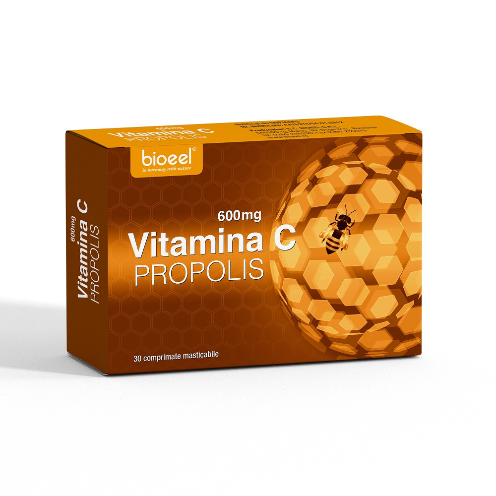 Vitamina c 600mg propolis x 30cp(bioeel)