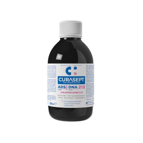 Apa de Gura Curasept ADS 212 cu Clorhexidina 0.12% - Protecție Intensivă pentru Gigiile Înflamate