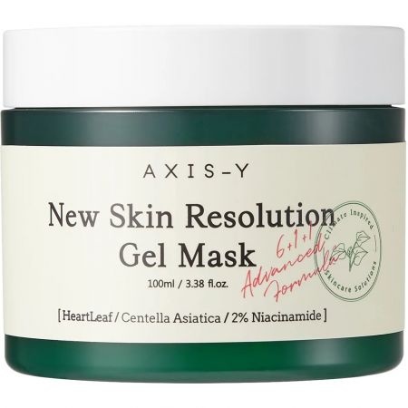 Axis-Y New Skin Resolution masca gel cu heartleaf si niacinamida, 100 ml