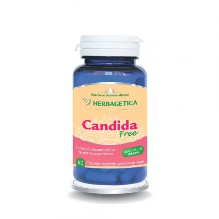 Candida Free - 60 capsule Herbagetica | Antifungic Natural