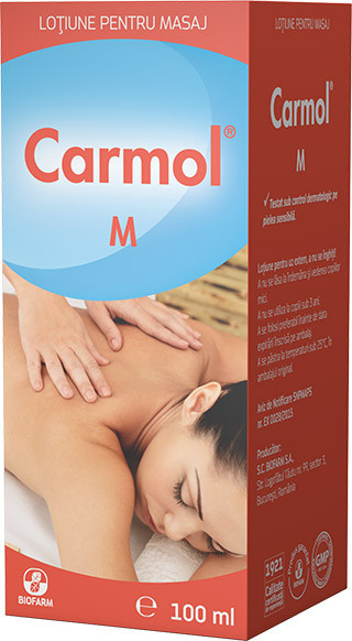 Carmol M, 100 ml - Crema pentru Articulații și Măști Musculare, Biofarm