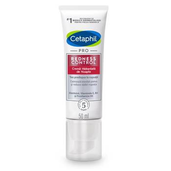 Cetaphil Redness Control PRO crema hidratanta de noapte pentru ten cu roseata, 50 ml