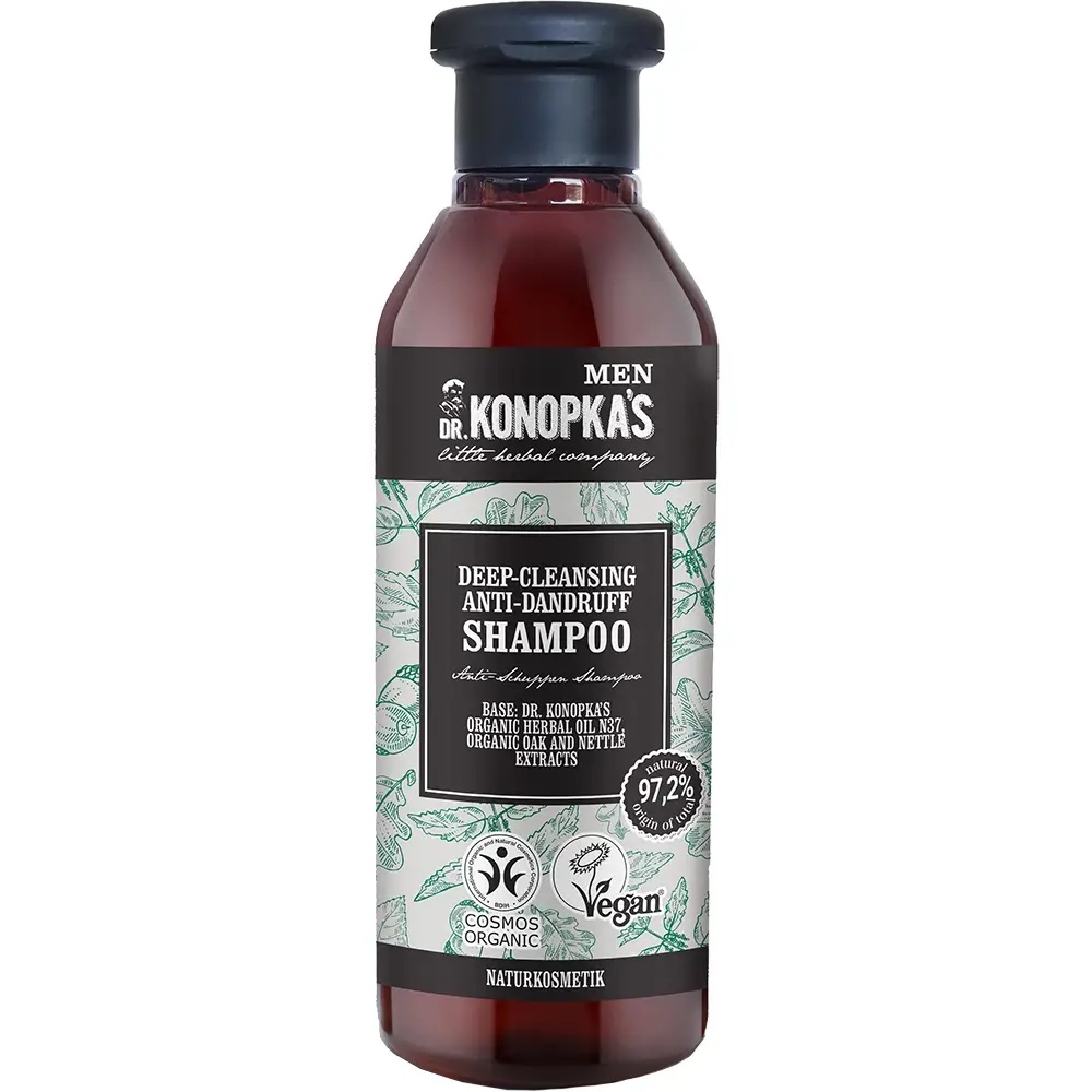 Dr. Konopka's MEN sampon antimatreata pentru curatare profunda, 280 ml