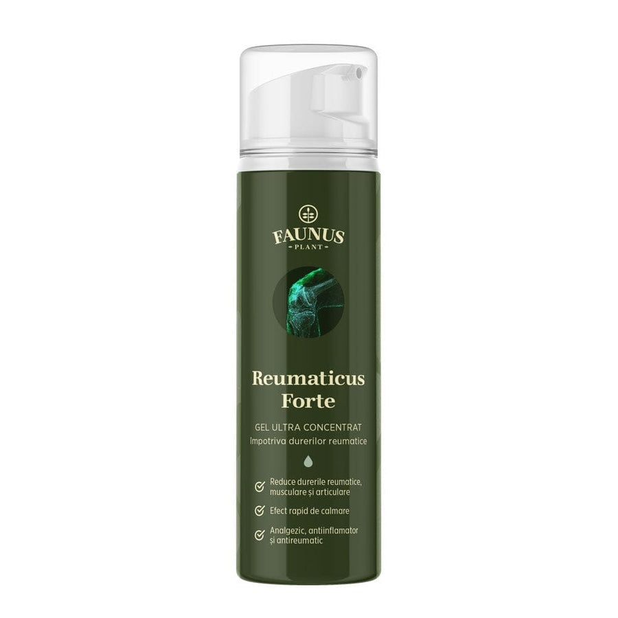 Faunus Gel Reumaticus Forte cu extracte vegetale si uleiuri esentiale, 150 ml