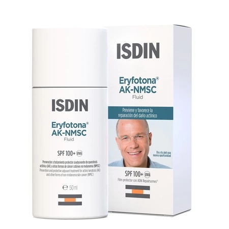Fluid Solar Isdin Eryfotona AK-NMSC SPF 100+ - Protectie Avansata pentru Pielea Sensibila