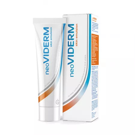Ganassini Neoviderm emulsie cutanata pentru piele iritata si arsuri superficiale, 100 ml