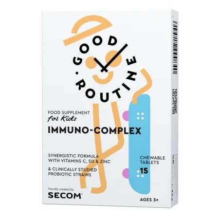 Good Routine Immuno-Complex pentru copii, 15 tablete masticabile