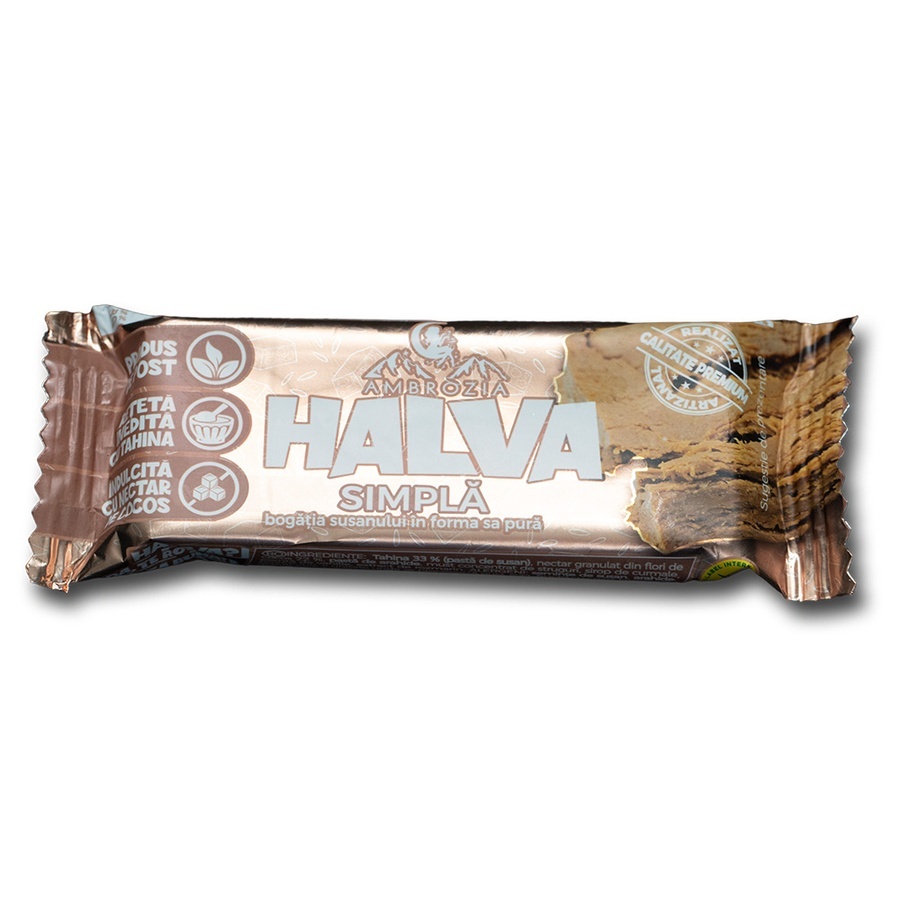 Halva simplă, 50 g, Hiper Ambrozia