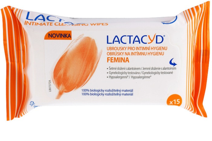 Lactacyd servetele intime x 15buc